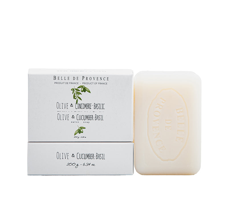 Belle de Provence Olive & Cucumber-Basil 200g Soap