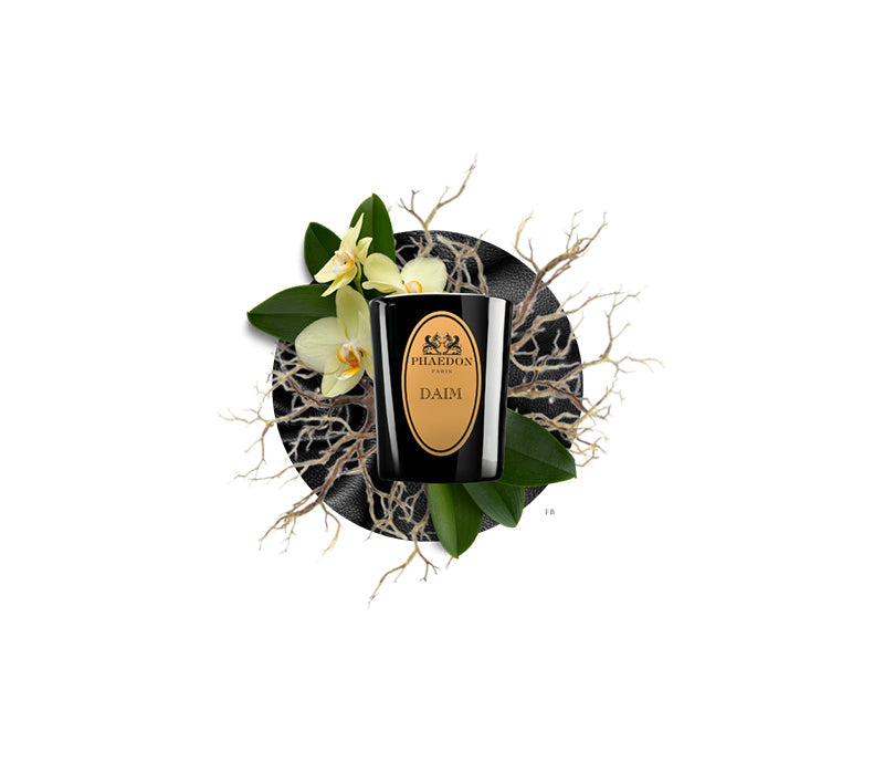 Phaedon Paris Scented Candle 190g Daim