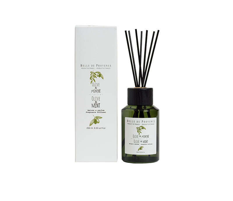 Belle de Provence Olive & Mint 250mL Fragrance Diffuser - Lothantique USA