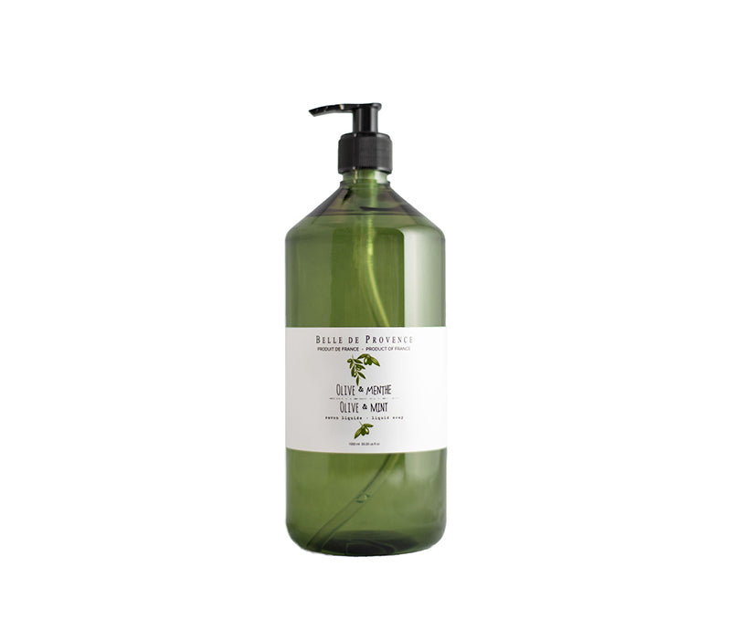 Belle de Provence Olive & Mint Liquid Soap - Lothantique USA