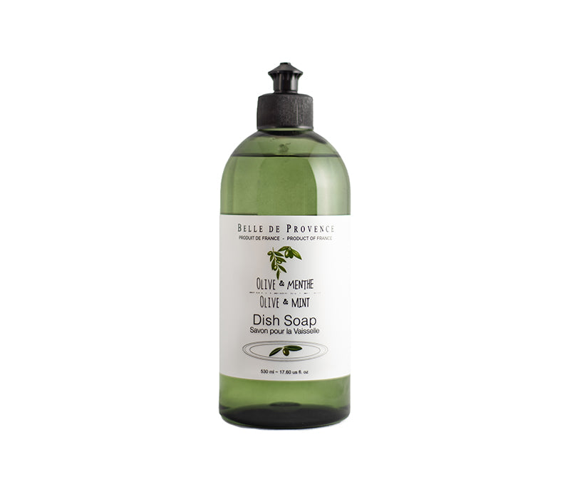 Belle de Provence Olive & Mint Leaves 500ml Dish Soap - Lothantique USA