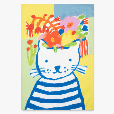 Bon|Artis Blue Cat Tea Towel