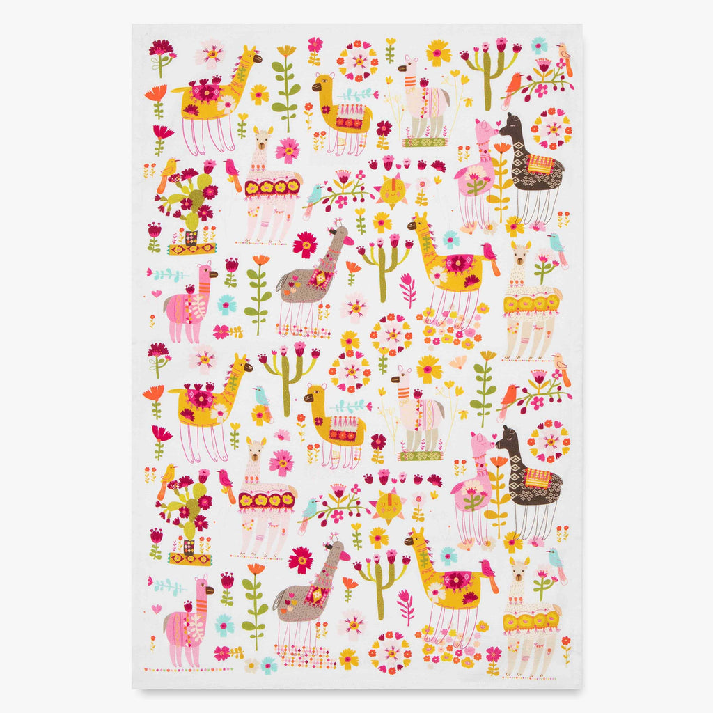 Bon|Artis Llamas Tea Towel
