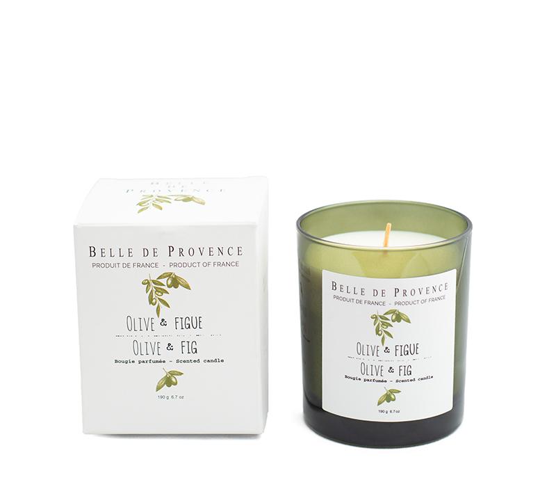 Belle de Provence Olive & Fig 190g Scented Candle