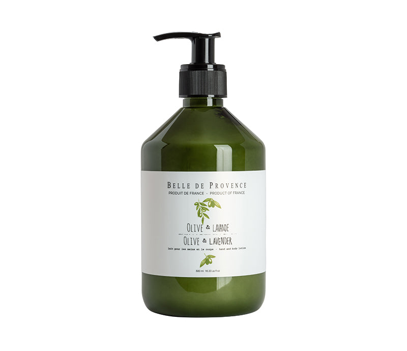 Belle de Provence Olive & Lavender 500mL Hand and Body Lotion - Lothantique USA