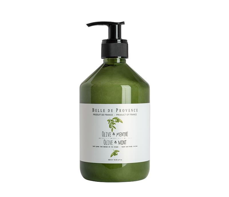 Belle de Provence Olive & Mint 500mL Hand and Body Lotion - Lothantique USA
