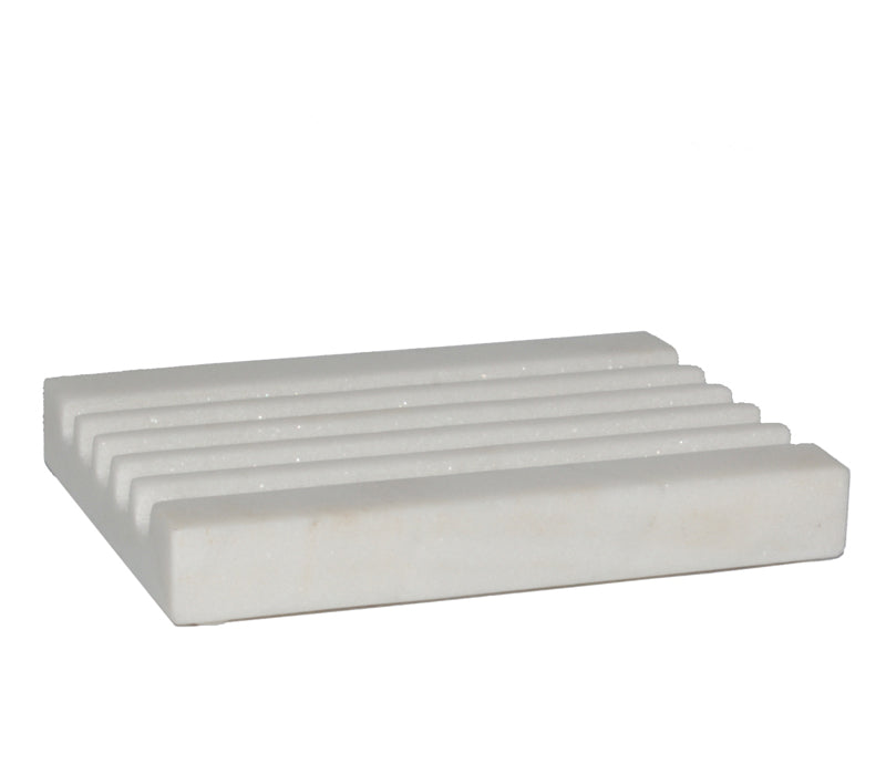 Tadé White Marble Soap Dish - Lothantique USA